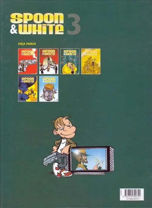Verso de l'album Spoon & White Tome 3 Niaq micmac