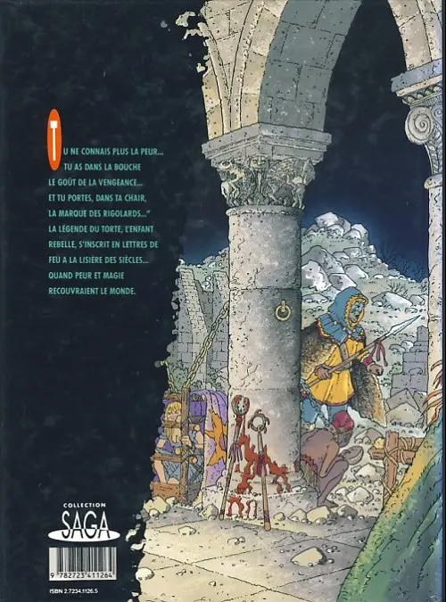 Verso de l'album Le Torte Tome 1 L'œuvre du fou