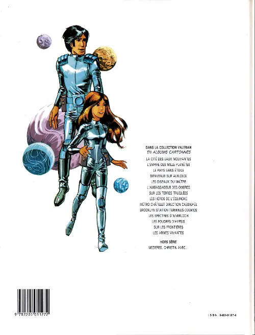 Verso de l'album Valérian Tome 7 Sur les terres truquées