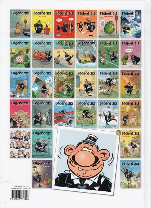Verso de l'album L'Agent 212 Tome 29 L'Agent tous risques