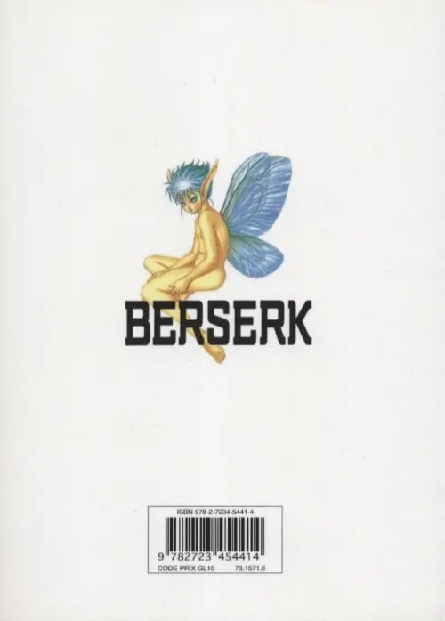 Verso de l'album Berserk 18