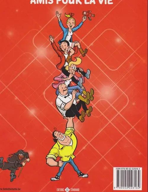Verso de l'album Bob et Bobette Tome 341 Le mystère Mona L.