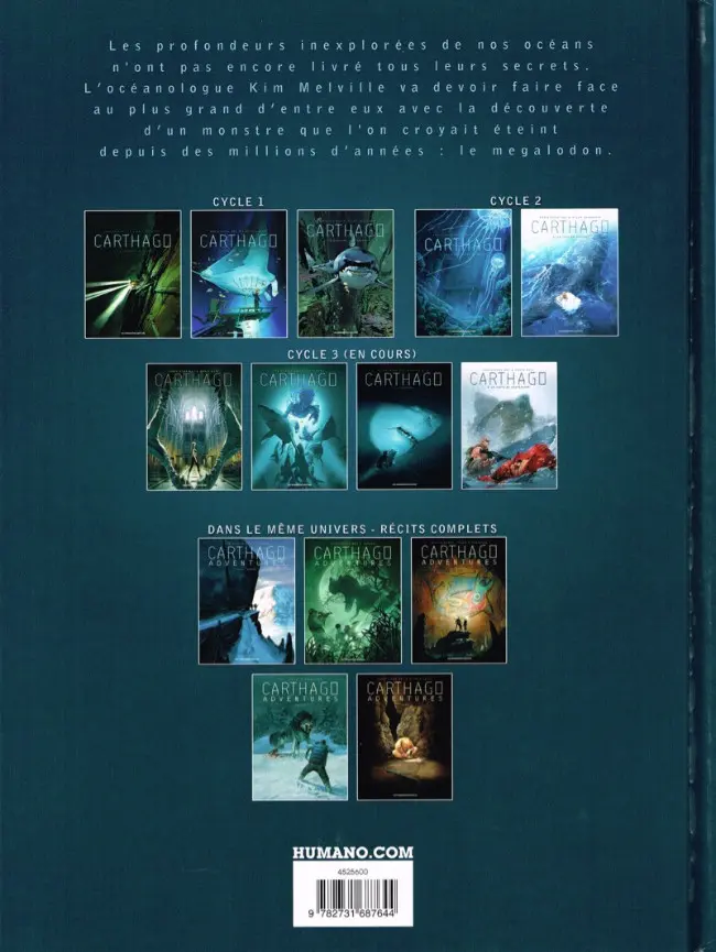 Verso de l'album Carthago Tome 9 Le pacte du centenaire