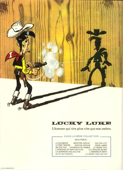 Verso de l'album Lucky Luke Tome 47 Le magot des Dalton