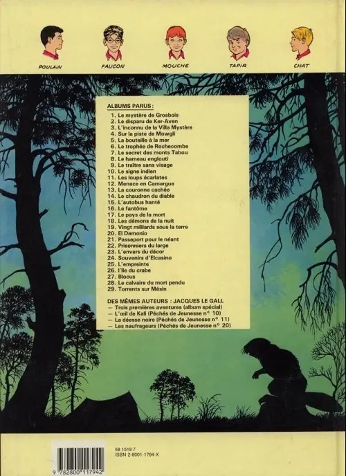 Verso de l'album La Patrouille des Castors Tome 29 Torrents sur Mesin