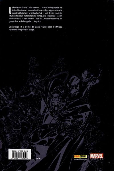 Verso de l'album Best of Marvel 6 X-Men : L'ère d'Apocalypse - 1