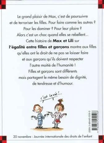 Verso de l'album Ainsi va la vie Tome 54 Max embête les filles