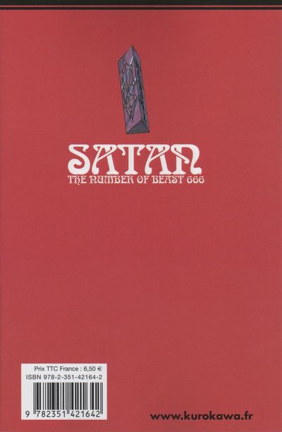 Verso de l'album Satan 666 14