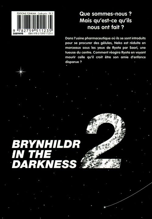 Verso de l'album Brynhildr in the Darkness 2