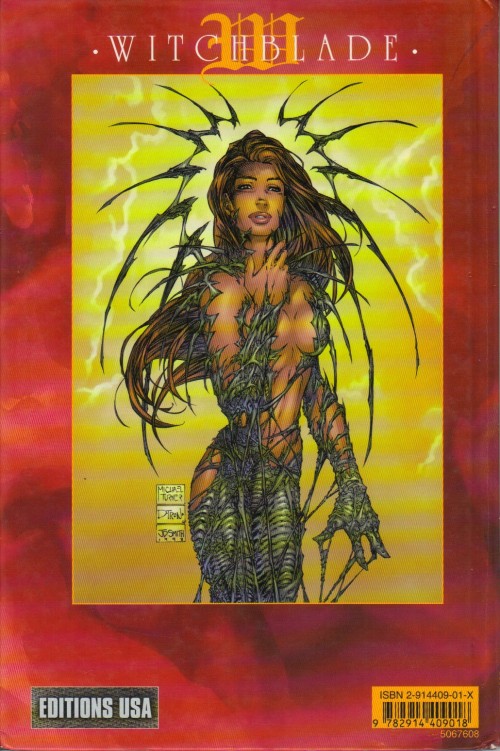 Verso de l'album Witchblade Tome 12