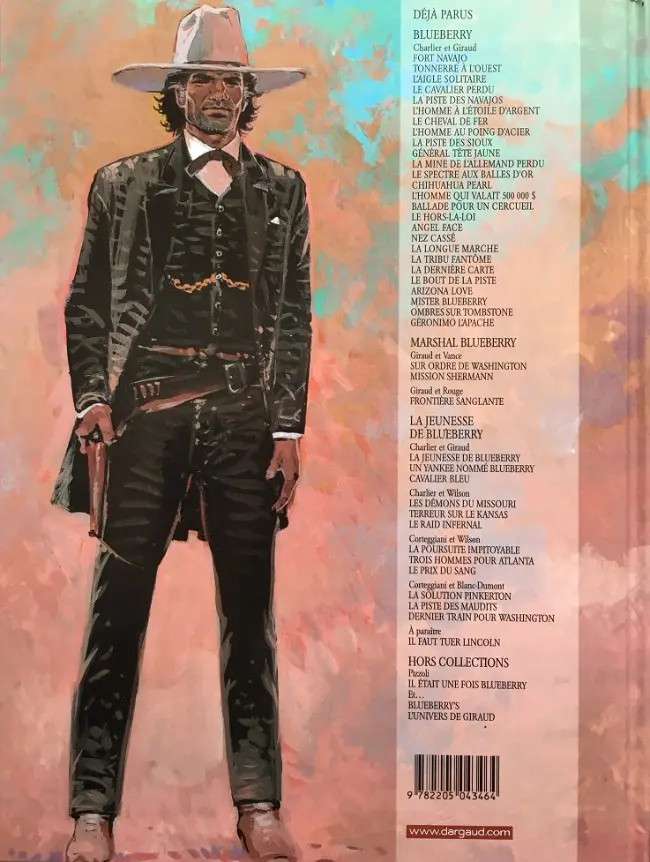 Verso de l'album Blueberry Tome 18 Nez Cassé