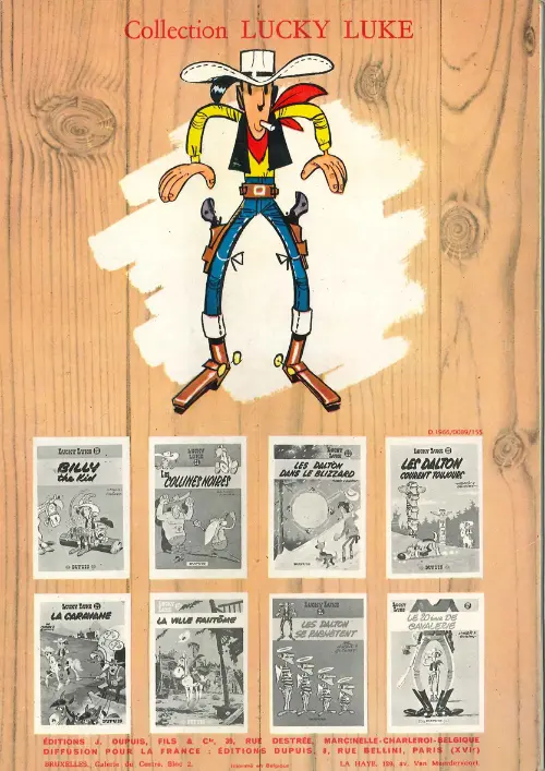Verso de l'album Lucky Luke Tome 13 Le juge