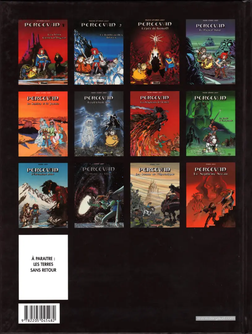 Verso de l'album Percevan Tome 10 Le Maître des Etoiles