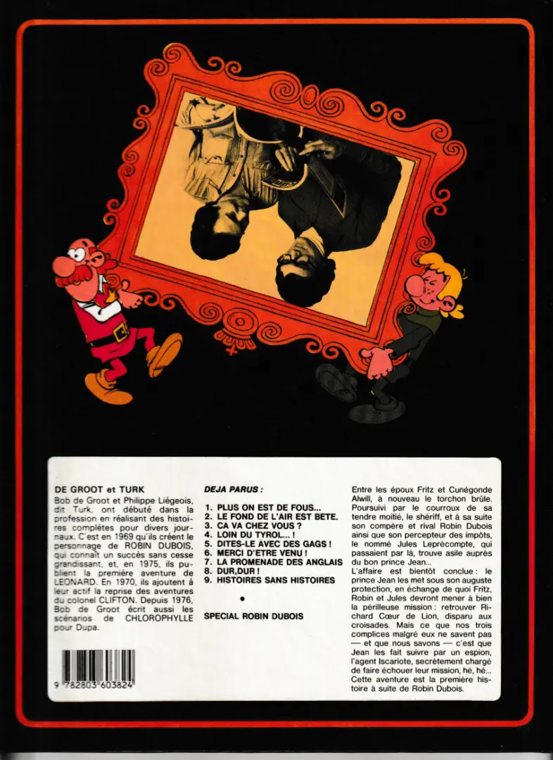 Verso de l'album Robin Dubois Tome 7 La promenade des Anglais