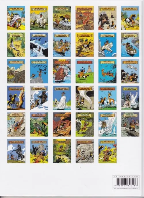 Verso de l'album Yakari Tome 22 La fureur du ciel