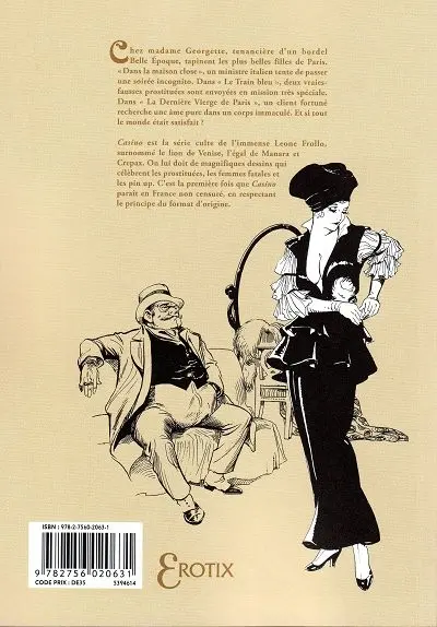 Verso de l'album Casino Volume 1