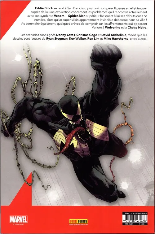Verso de l'album Venom Volume 6 Abysse