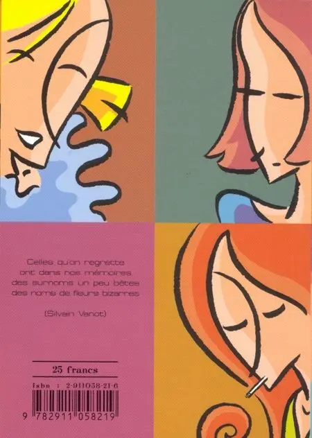 Verso de l'album Celles qu'on regrette