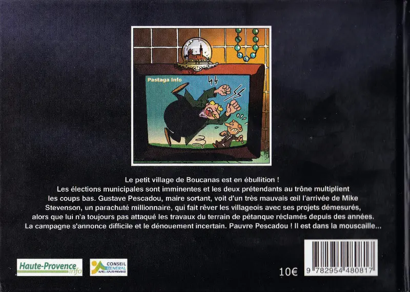 Verso de l'album Scrutin à la provençale Tome 2 La gloire de mon Maire