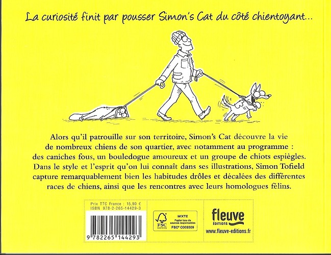 Verso de l'album Simon's Cat Tome 11 Quelle vie de chien !