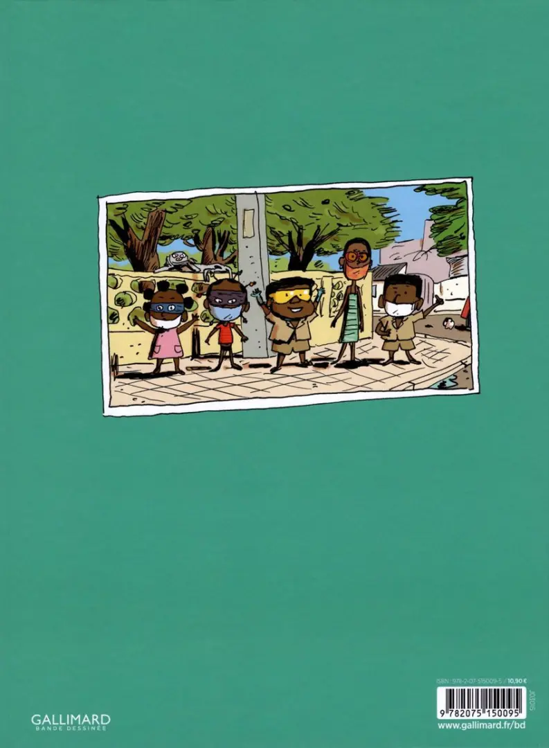 Verso de l'album Akissi Tome 10 Enfermés dedans