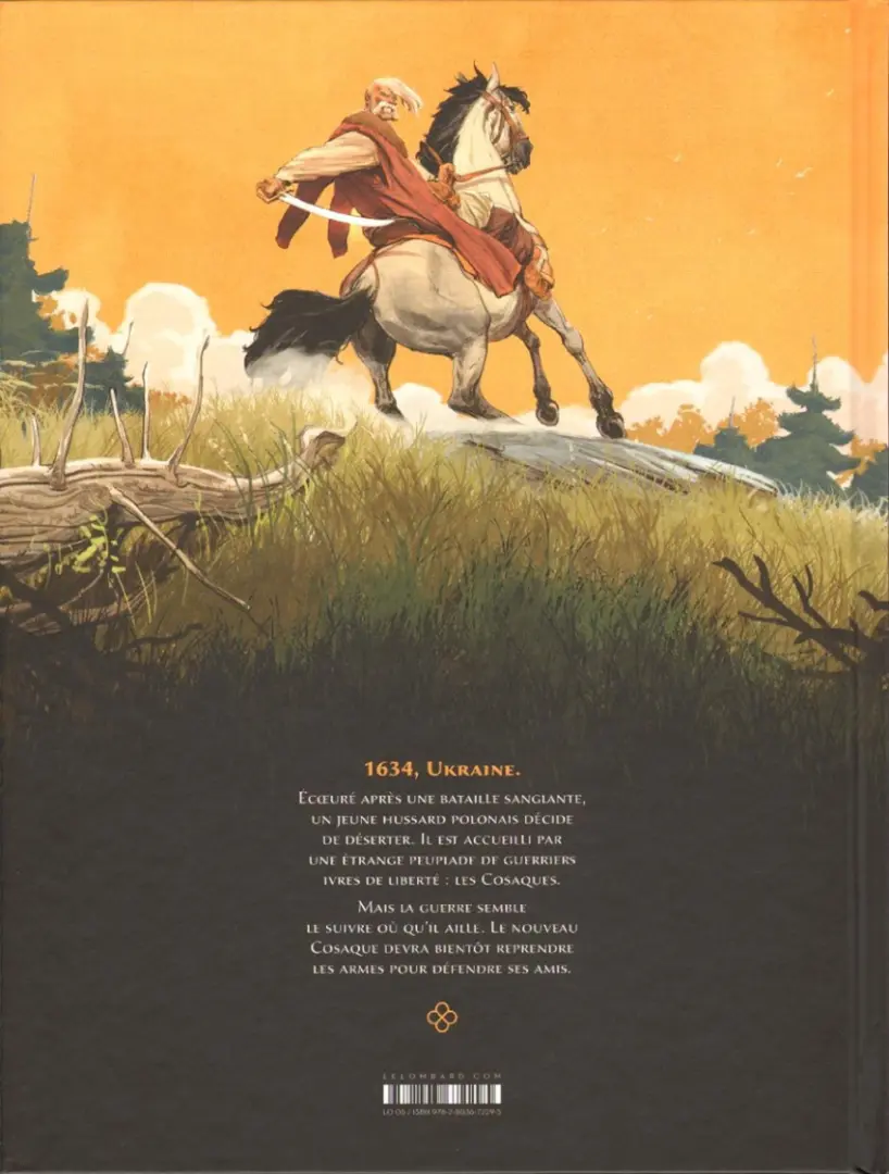 Verso de l'album Cosaques Tome 1