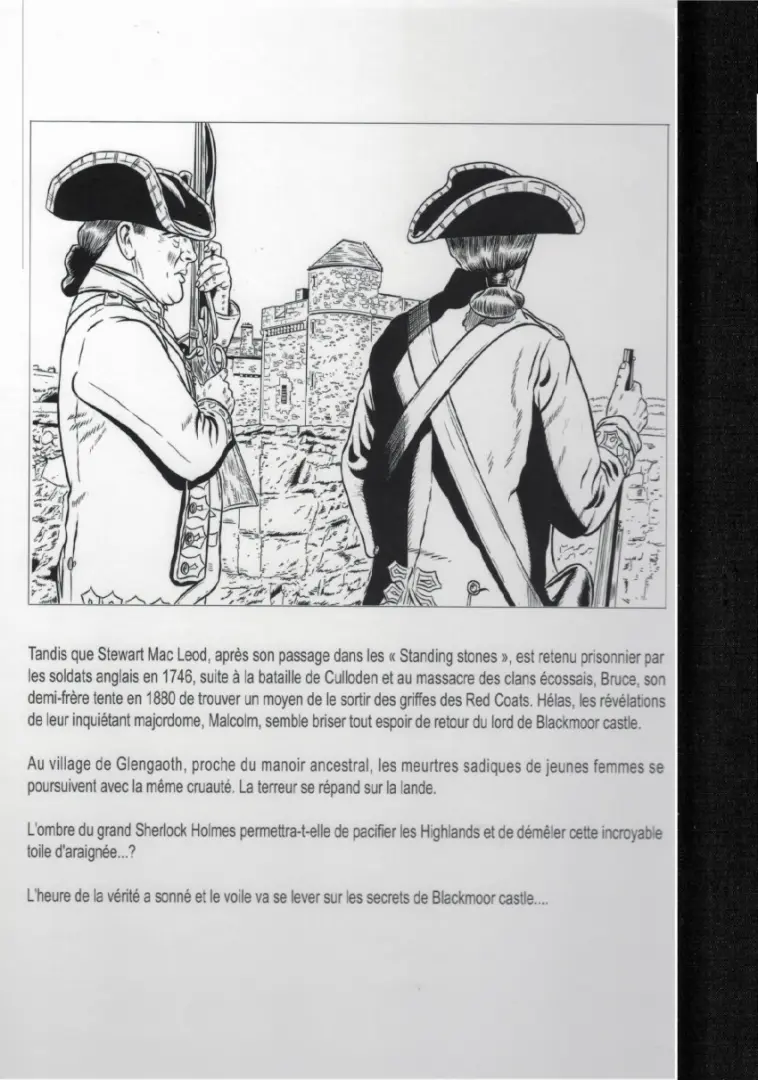 Verso de l'album Spirits of Scotland 3 Le trésor du pendu
