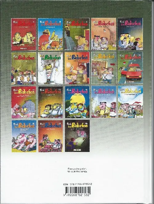 Verso de l'album Les Bidochon Petit format Tome 12 Les Bidochon téléspectateurs