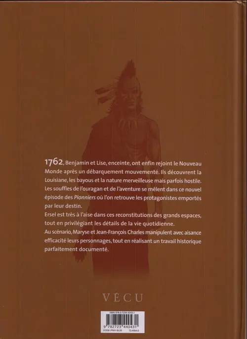 Verso de l'album Les Pionniers du Nouveau Monde Tome 14 Bayou chaouïs