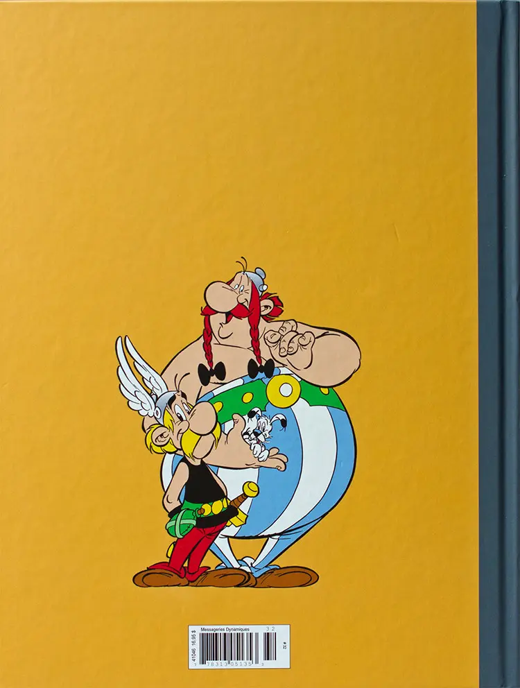 Verso de l'album Astérix La collection officielle HS II Les 12 travaux d'Astérix - L'album du film