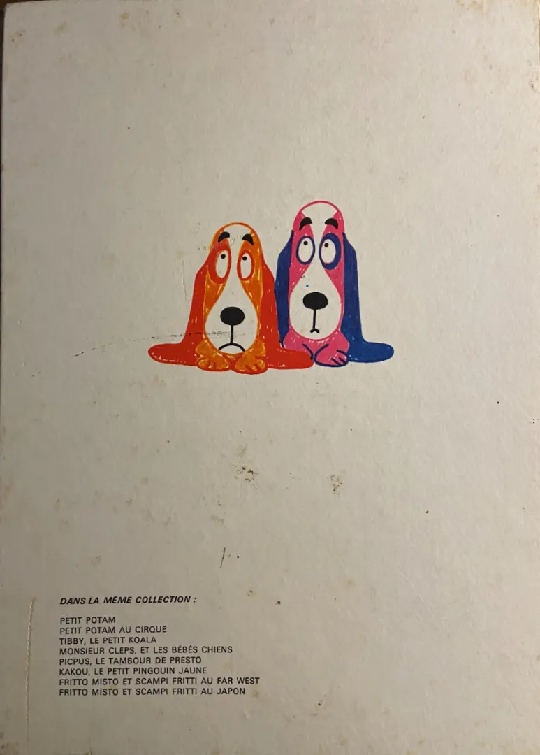 Verso de l'album Les aventures de Fritto-Misto et Scampi-Fritti Au Far West