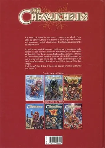 Verso de l'album Les Chevaucheurs Tome 3 Le réveil d'Adurag