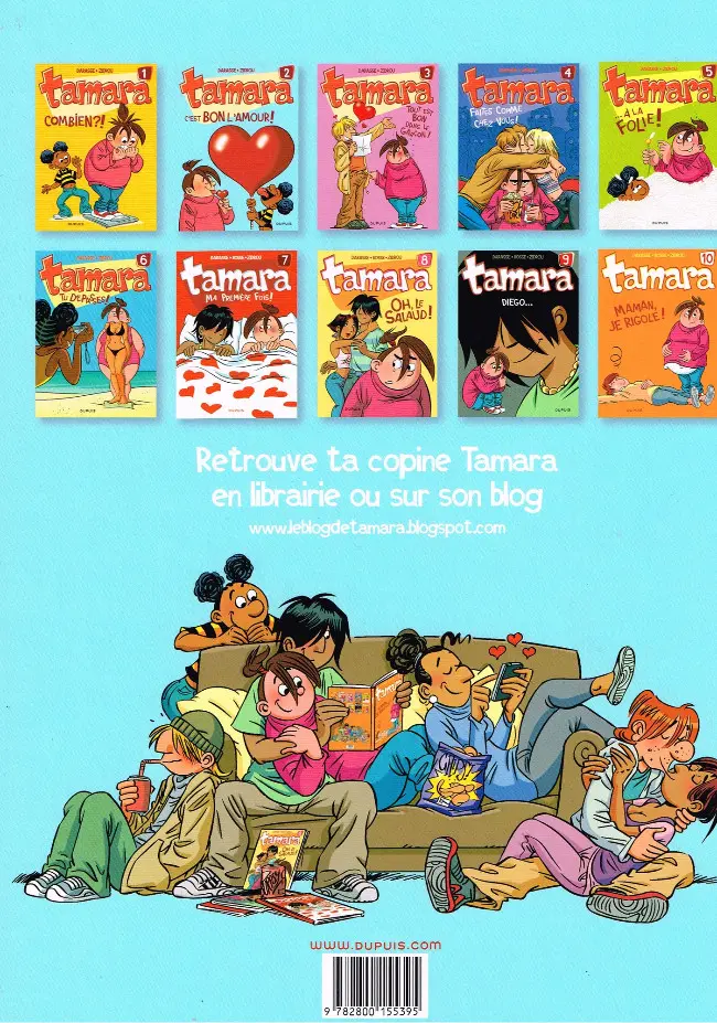 Verso de l'album Tamara Tome 2 C'est BON l'amour !