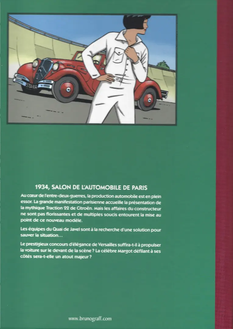 Verso de l'album Les Enquêtes auto de Margot Les Élegantes