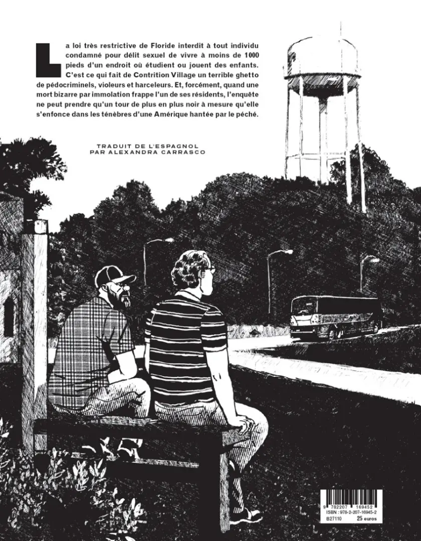 Verso de l'album Contrition