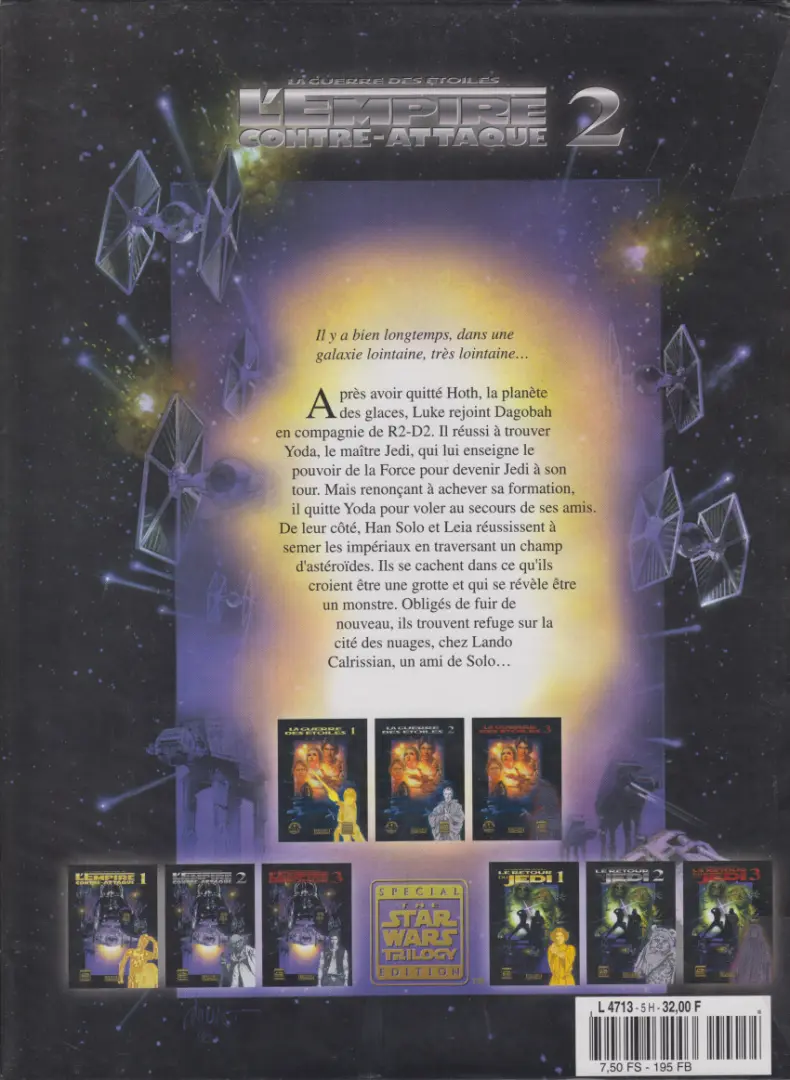 Verso de l'album Star Wars - Albums BD - Photo Tome 5 L'Empire Contre-Attaque 2