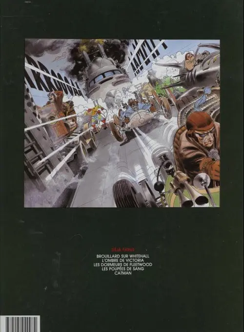 Verso de l'album Une aventure de Cliff Burton Tome 6 Pur-Sang