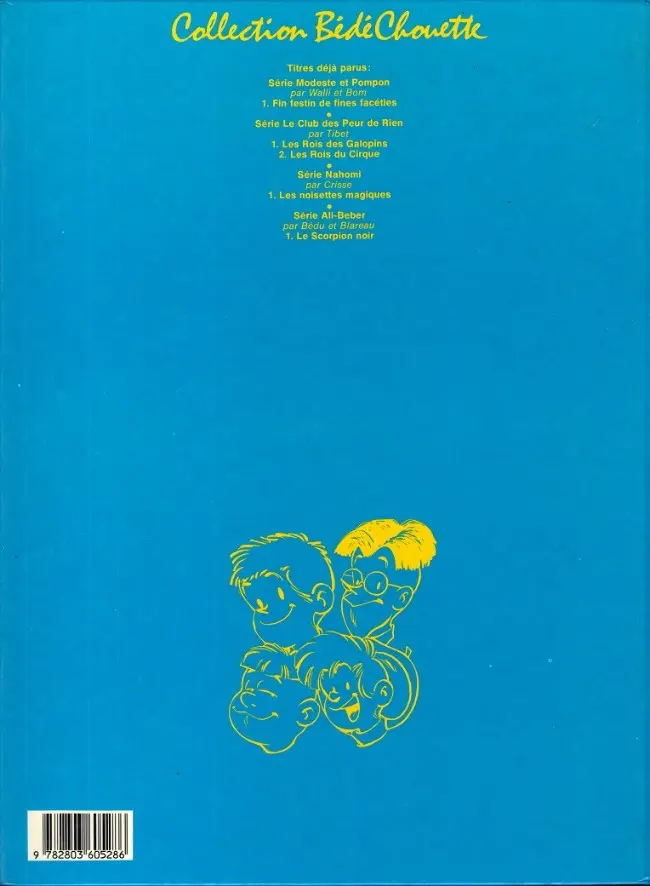 Verso de l'album Le Club des Peur-de-rien Tome 7 Les rois du cirque