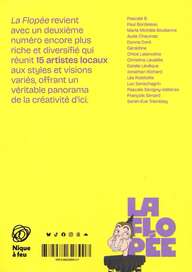 Verso de l'album La flopée N° 2