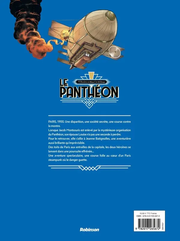 Verso de l'album Le Panthéon L'enlévement de Jacob