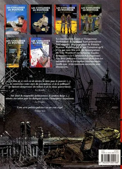 Verso de l'album Les coulisses du pouvoir Tome 6 Le dossier Washford