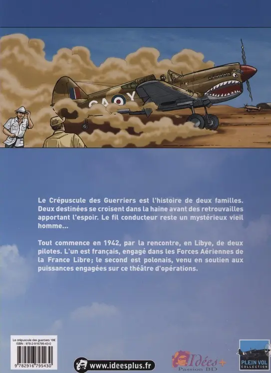 Verso de l'album Le Crépuscule des guerriers