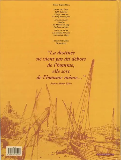 Verso de l'album La Croix de Cazenac Tome 8 La Mort du Tigre
