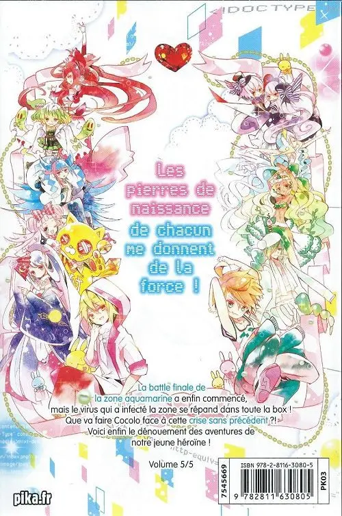 Verso de l'album Crystal Girls 5