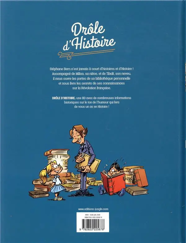 Verso de l'album Drôle d'histoire La révolution française