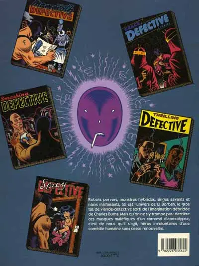 Verso de l'album El Borbah Tome 2 Defective Stories
