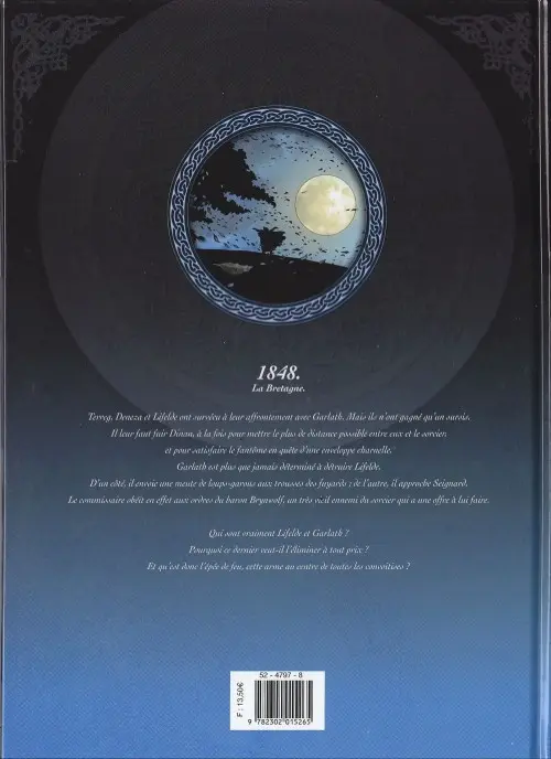 Verso de l'album L'Épée de Feu Tome 2 La faiblesse de la chair