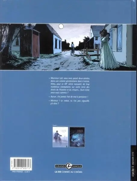 Verso de l'album Le Fils de l'officier Tome 2 Un cauchemar dans la tête...