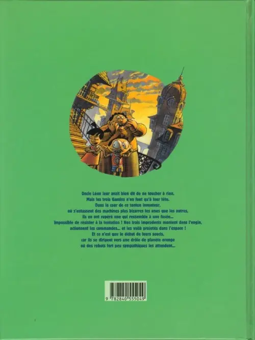 Verso de l'album Les Gamins Tome 1 Les gamins dans l'espace