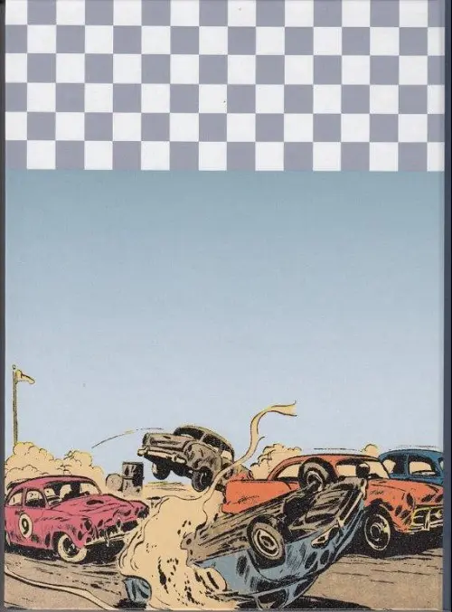 Verso de l'album Le Garage bleu